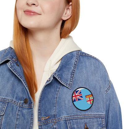 Flag Village Fiji Flag Embroidery Iron-On Patches