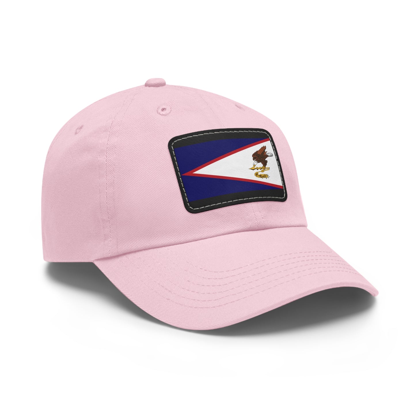 Flag Village USA American Samoa State Flag Hat Cap with Leather Patch