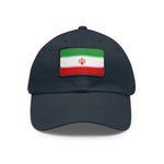Flag Village Iran Flag Hat Cap with Leather Patch