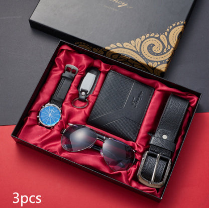 Flag Village Sunglasses Leather Belt Wallet Business Gifts Suit