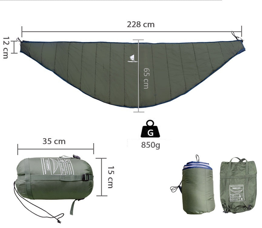 Flag Village Waterproof Portable Folding Outdoor Leisure Convenient Camping Hammock