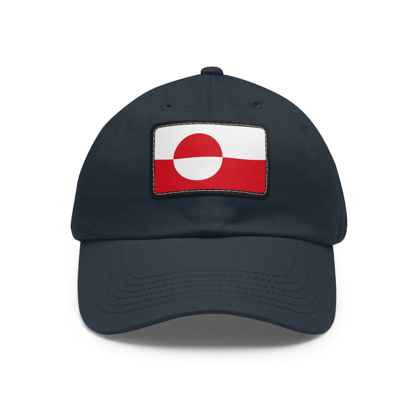 Flag Village Greenland Flag Hat Cap with Leather Patch