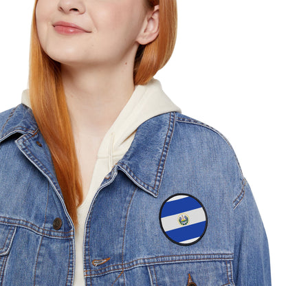 Flag Village El Salvador Flag Embroidery Iron-On Patches