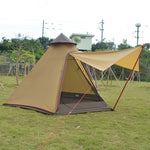 Flag Village Factory direct Indian tent outdoor wind type camping tent awning camping tower new account