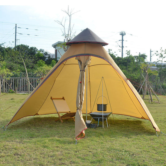 Flag Village Factory direct Indian tent outdoor wind type camping tent awning camping tower new account