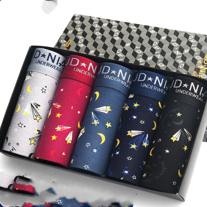Flag Village Men's boxer pants gift box