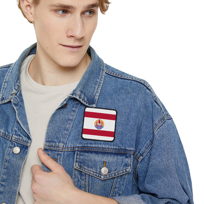 Flag Village Polynesia(French Polynesia) Flag Embroidery Iron-On Patches
