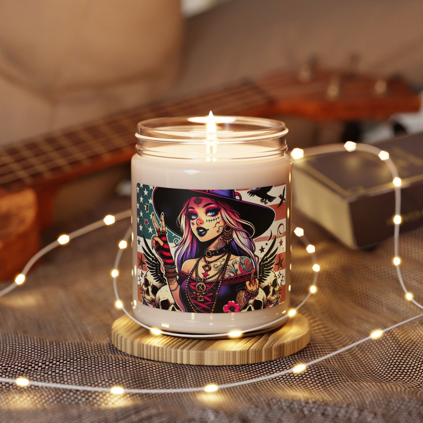 Flag Village Halloween Pretty Witch Scented Soy Candle, 9oz HW0019