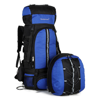 Flag Village Factory wholesale professional sports 80L mountaineering bun outdoor travel exercise double shoulder bag hiking bag