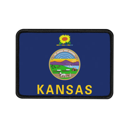 Flag Village Kansas State Flag Embroidery Iron-On Patches