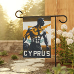 Flag Village Cyprus National Flag Garden Banner 12'' x 18''