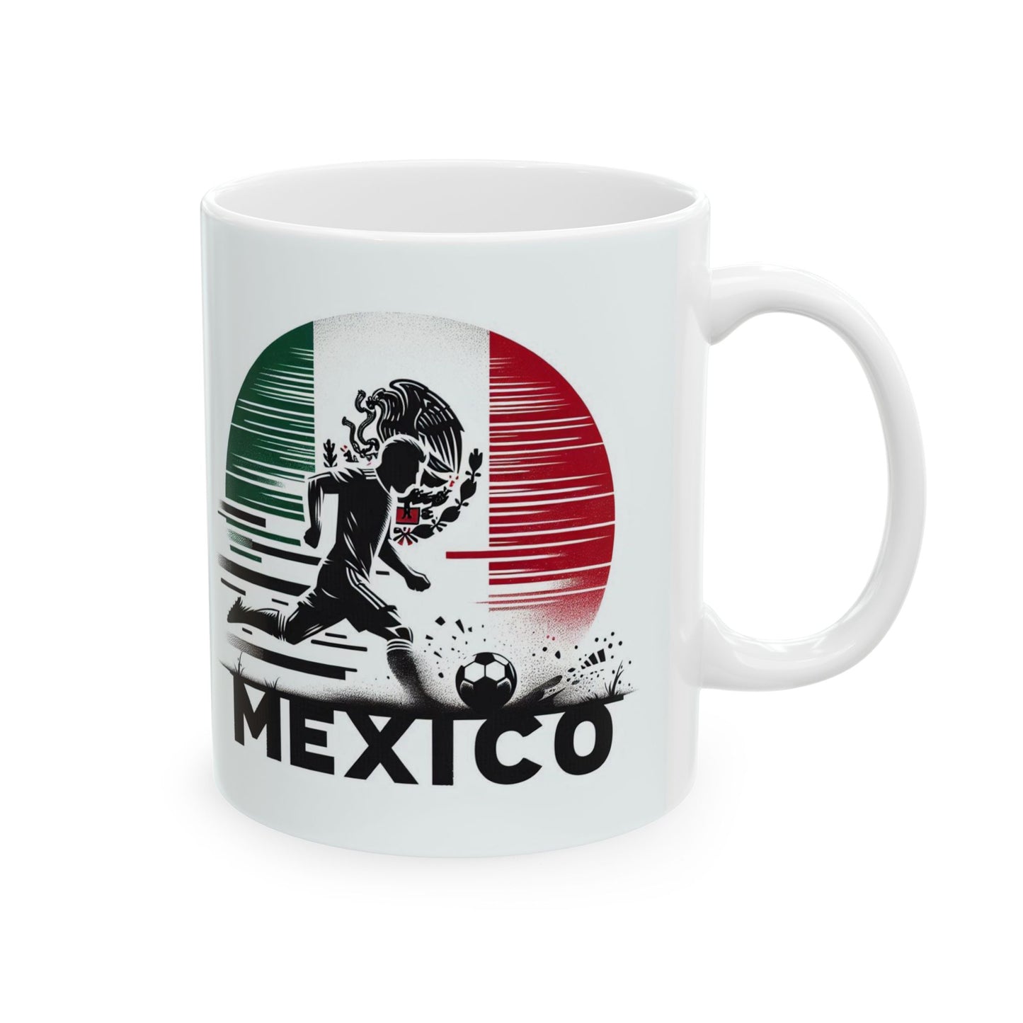 Flag Village MEXICO Sporting Flag Ceramic Coffee Mug 11oz MEX0008