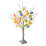 Flag Village Easter Decoration 60cm Birch Tree Home Easter Egg LED Light Gift Spring Party Tabletop Ornaments Light Easter Party Kids Gifts