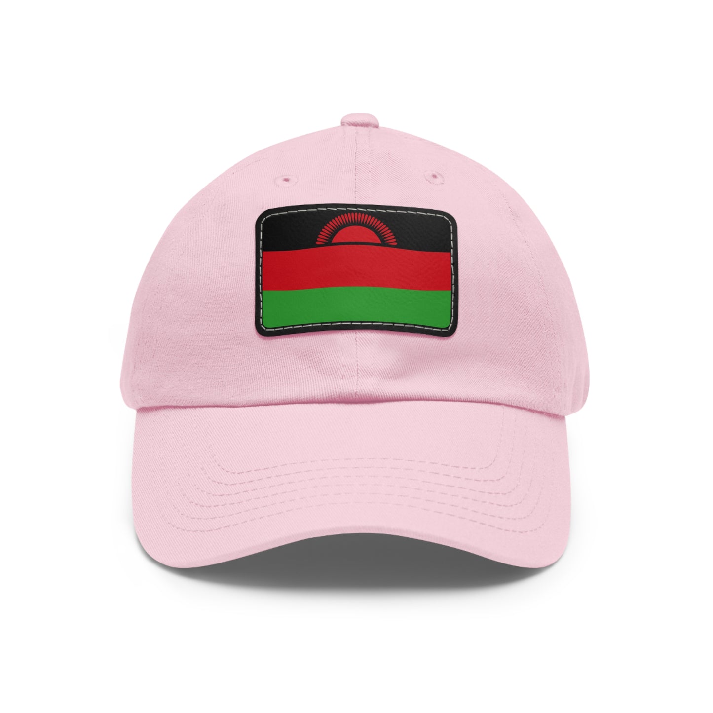 Flag Village Malawi Flag Hat Cap with Leather Patch