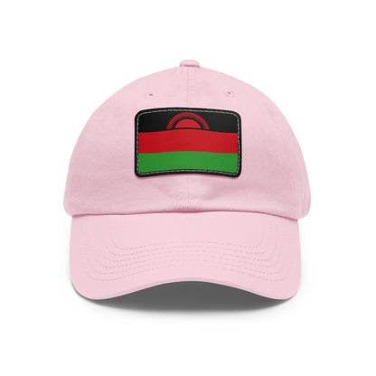 Flag Village Malawi Flag Hat Cap with Leather Patch