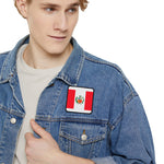 Flag Village Peru Flag Embroidery Iron-On Patches