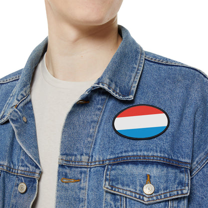 Flag Village Luxembourg Flag Embroidery Iron-On Patches