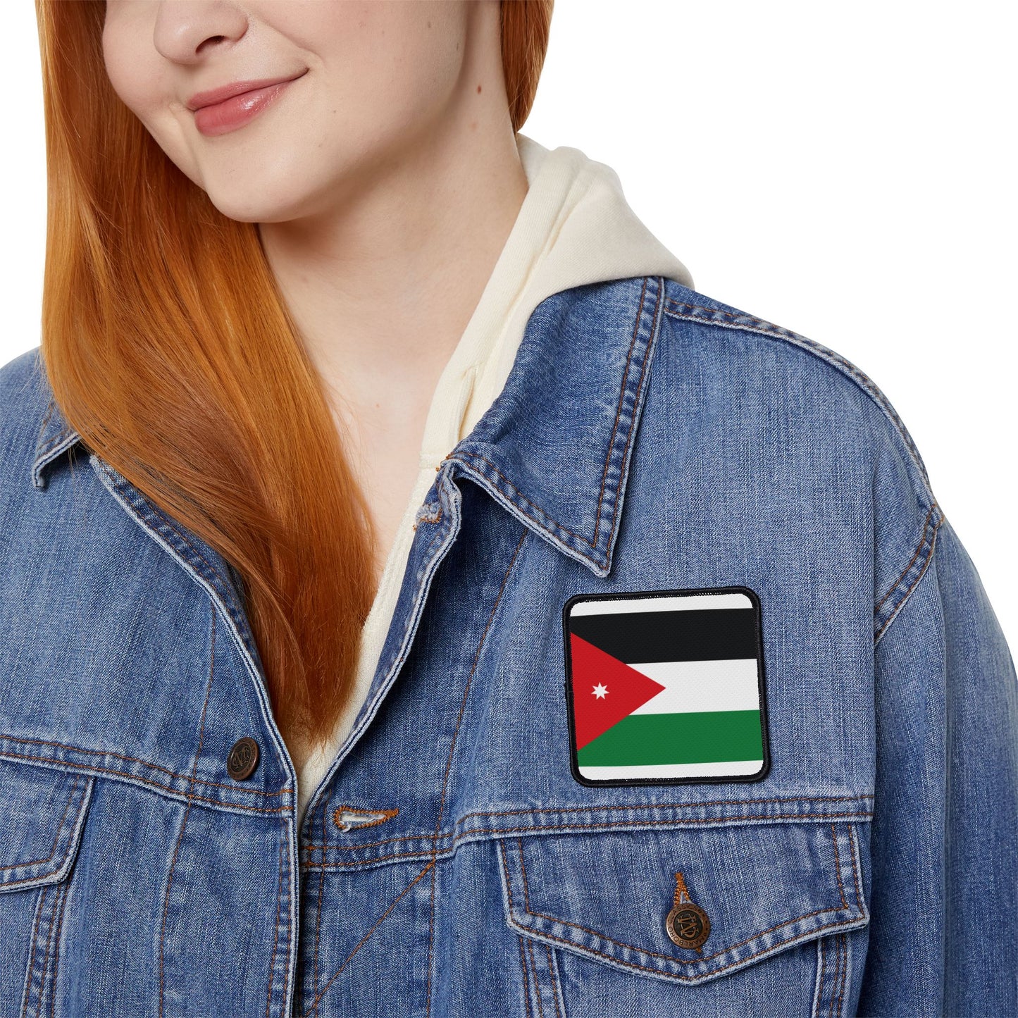 Flag Village Jordan Flag Embroidery Iron-On Patches