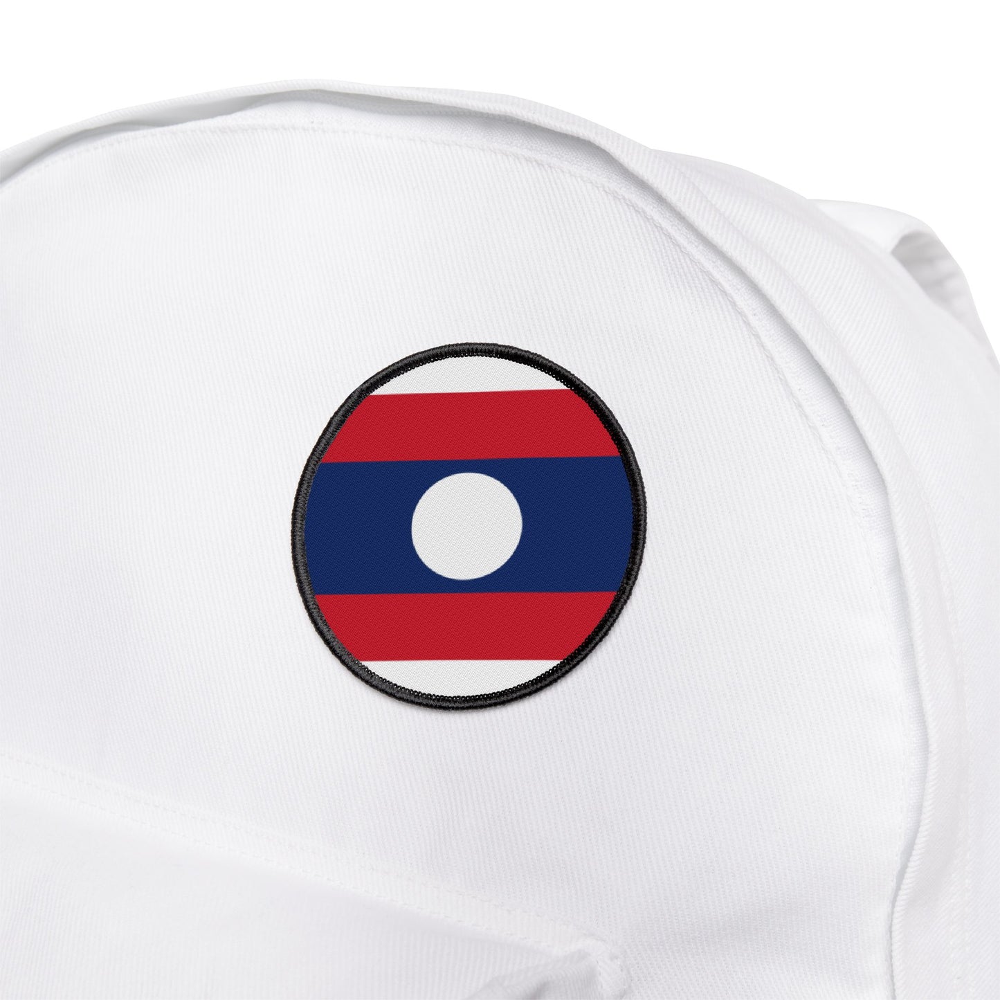 Flag Village Laos Flag Embroidery Iron-On Patches