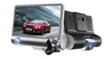 Flag Village Auto Tools 1080P High-definition Three-record Driving Recorder