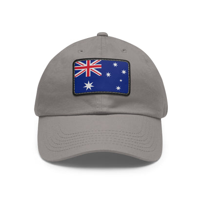 Flag Village Australia Flag Hat Cap with Leather Patch
