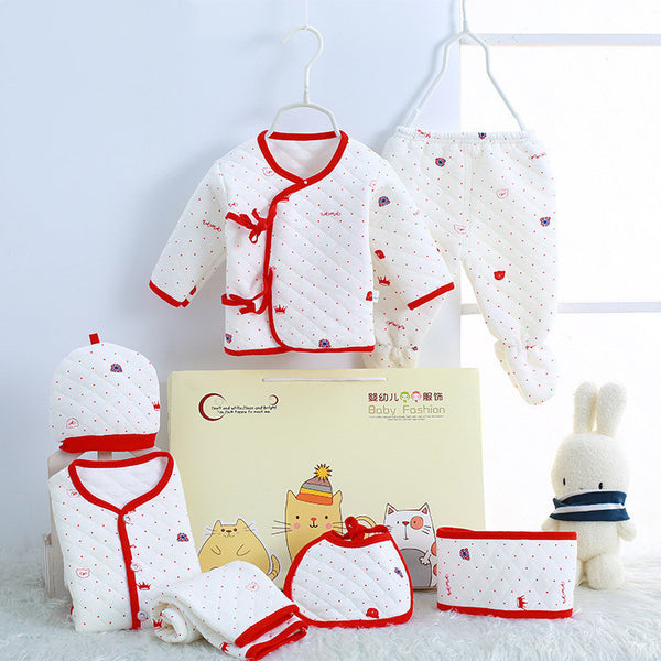 Flag Village Infant Gift Box Set Warm Seven Piece Set