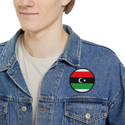 Flag Village Libya Flag Embroidery Iron-On Patches