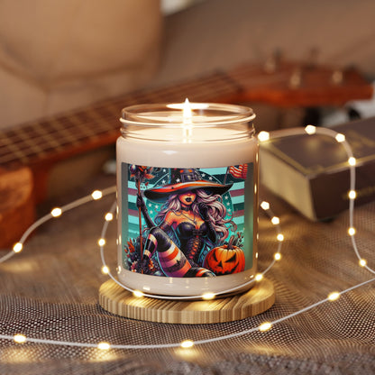 Flag Village Halloween Pretty Witch Scented Soy Candle, 9oz HW0014