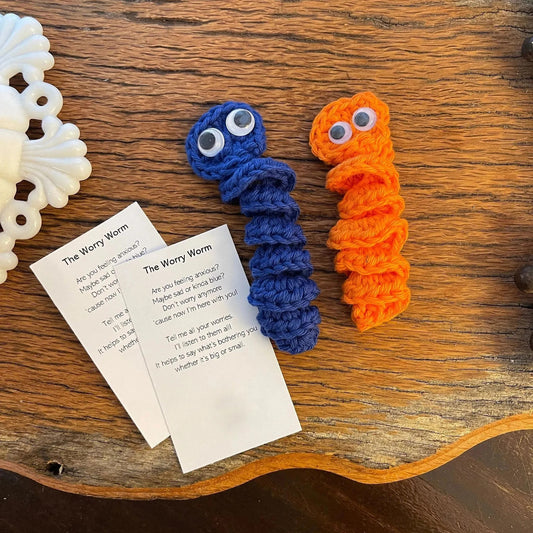 Flag Village Worried About Worm Knitted Plush Gifts Plush Toy