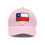 Flag Village Chile Flag Hat Cap with Leather Patch