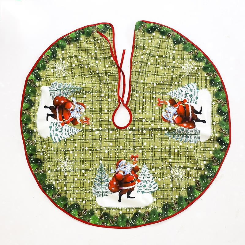 Flag Village Christmas tree skirt Christmas tree decorations Christmas gifts Christmas scene matching