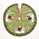 Flag Village Christmas tree skirt Christmas tree decorations Christmas gifts Christmas scene matching