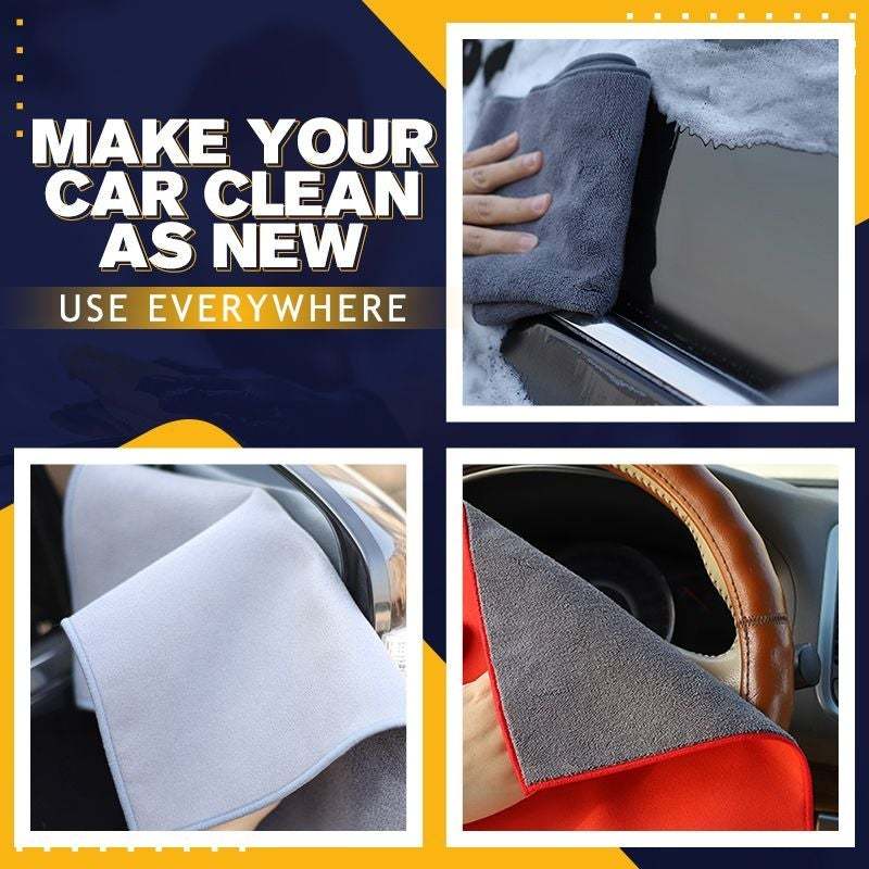Flag Village Auto Tools Thickened Absorbent And Hairless Deerskin Car Wash Towel
