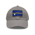 Flag Village Nauru Flag Hat Cap with Leather Patch