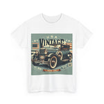Flag Village USA Vintage Car Flag T-SHIRT Heavy Cotton Tee USA0015