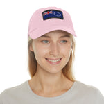 Flag Village Cook Islands Flag Hat Cap with Leather Patch