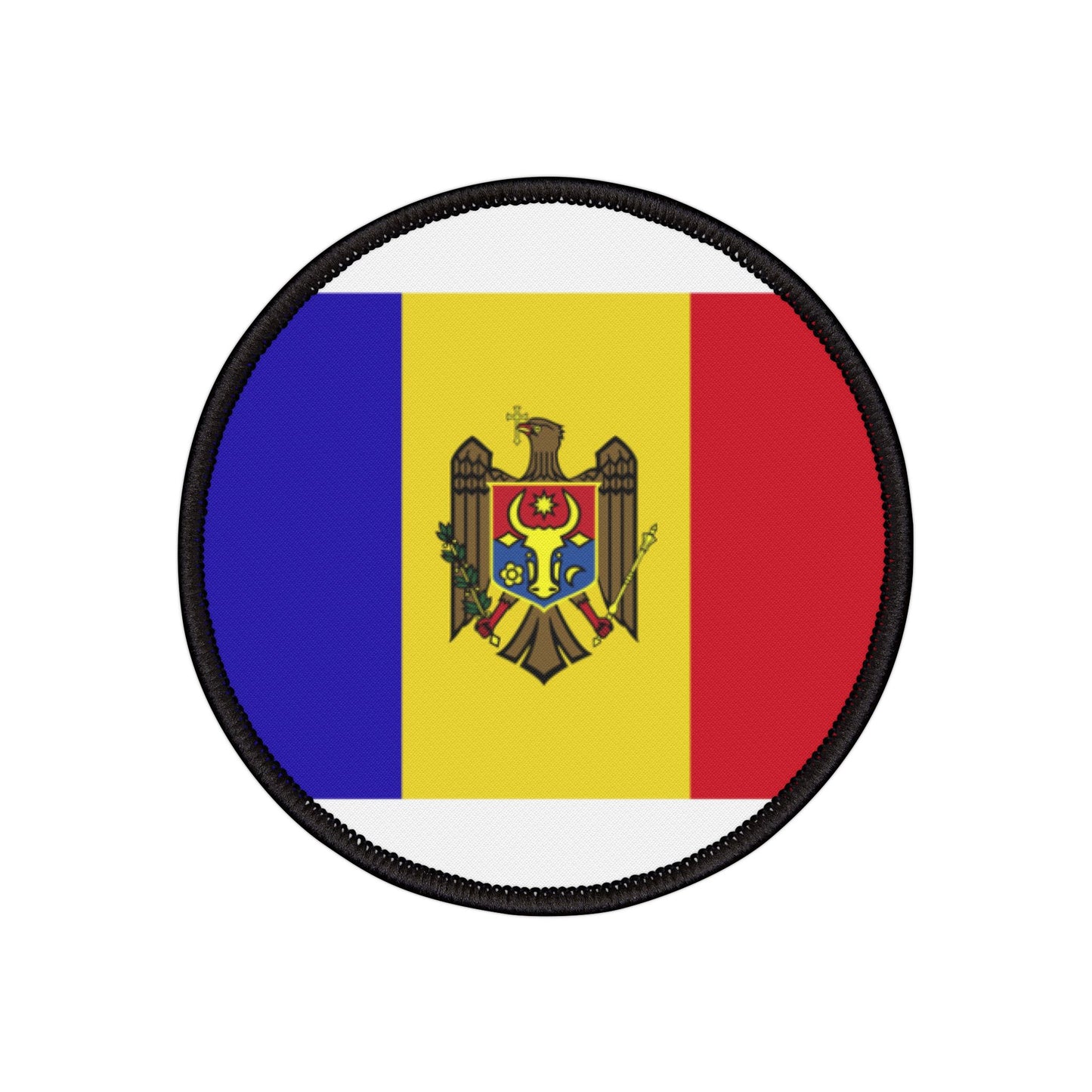 Flag Village Moldova Flag Embroidery Iron-On Patches