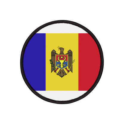 Flag Village Moldova Flag Embroidery Iron-On Patches