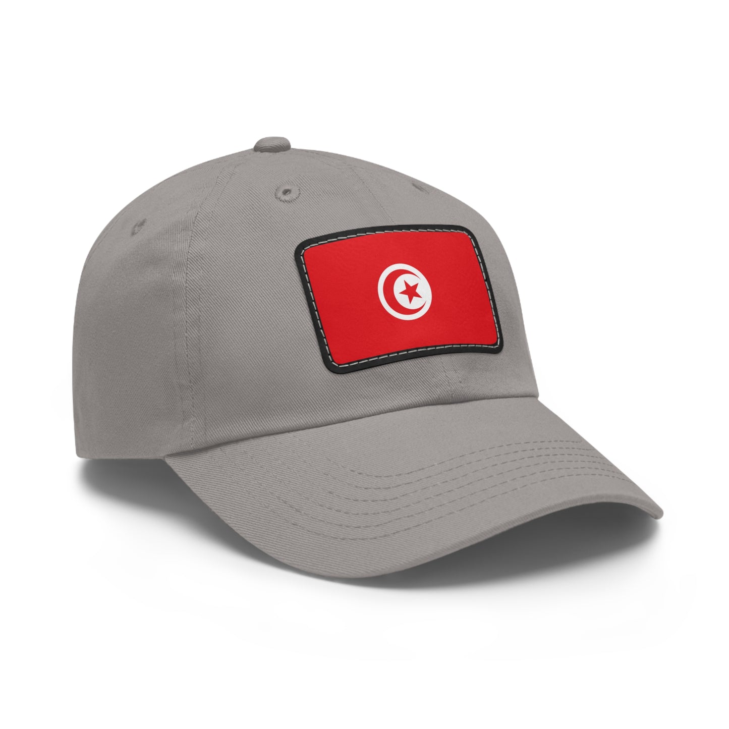 Flag Village Tunisia Flag Hat Cap with Leather Patch