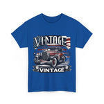 Flag Village USA Vintage Car Flag T-SHIRT Heavy Cotton Tee USA0020