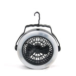 Flag Village Multi-function Waterproof Fan Rechargeable Portable Camping Tent Light Outdoor Lamp Fishing Cooling Fan Lamp Camping Light