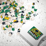 Flag Village BRAZIL Racing Car Sporting Flag Puzzle (110, 252, 520, 1014-piece) BRA0019