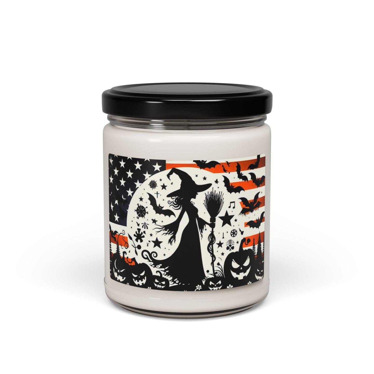 Flag Village Halloween Pretty Witch Scented Soy Candle, 9oz HW0035
