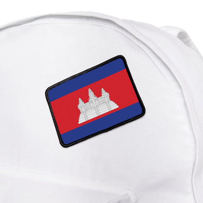 Flag Village Cambodia Flag Embroidery Iron-On Patches