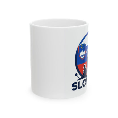 Flag Village Slovenia Sporting Flag Ceramic Coffee Mug 11oz SVN0006