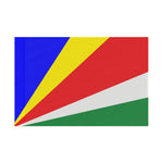 Flag Village Seychelles Flag 18" x 12" / 36" x 24" / 60" x 36"