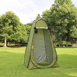 Flag Village Portable Privacy Shower Toilet Automatic Camping Tent UV Function Travel Camping Tent Outdoor Dressing Beach Sun Shelte