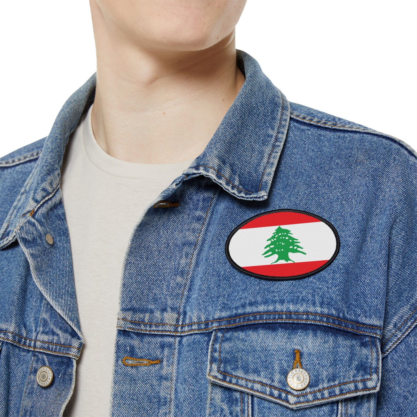 Flag Village Lebanon Flag Embroidery Iron-On Patches