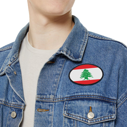 Flag Village Lebanon Flag Embroidery Iron-On Patches