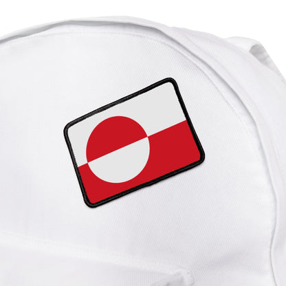 Flag Village Greenland Flag Embroidery Iron-On Patches